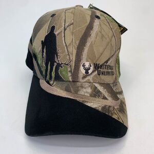 Whitetails Unlimited Hunting  SnapBack Camouflage Outdoor‎  NWT